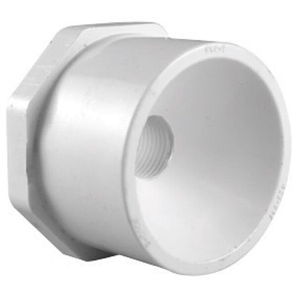 Charlotte Pipe And Foundry Charlotte Pipe & Foundry PVC021070800 1 x 0.75 in. SXS Schedule 40 PVC Reducer Bushing - Pack of 25 1214733 - main